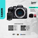 COMBO 93 - CANON EOS R10 + RF-S 18-150MM + MEMORIA 64GB + ESTUCHE