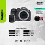 COMBO 96 - CANON EOS R7 + RF 18-135MM + MEMORIA 64GB + ESTUCHE
